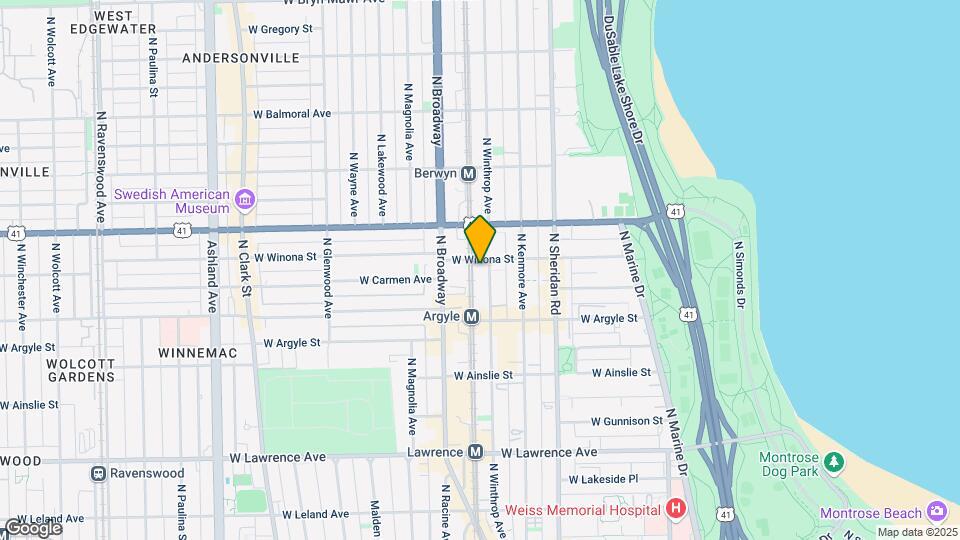 5054 N Winthrop Ave Mapa y Detalles de la Ubicación