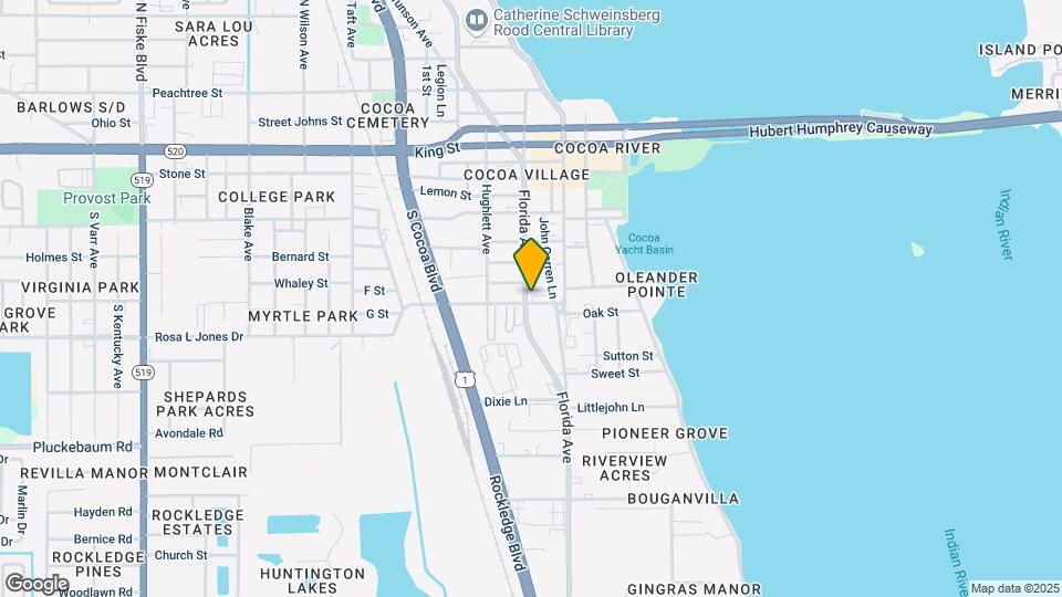 890 Florida Ave Map and Location Details