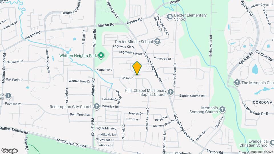 6956 Gallop Dr Map and Location Details