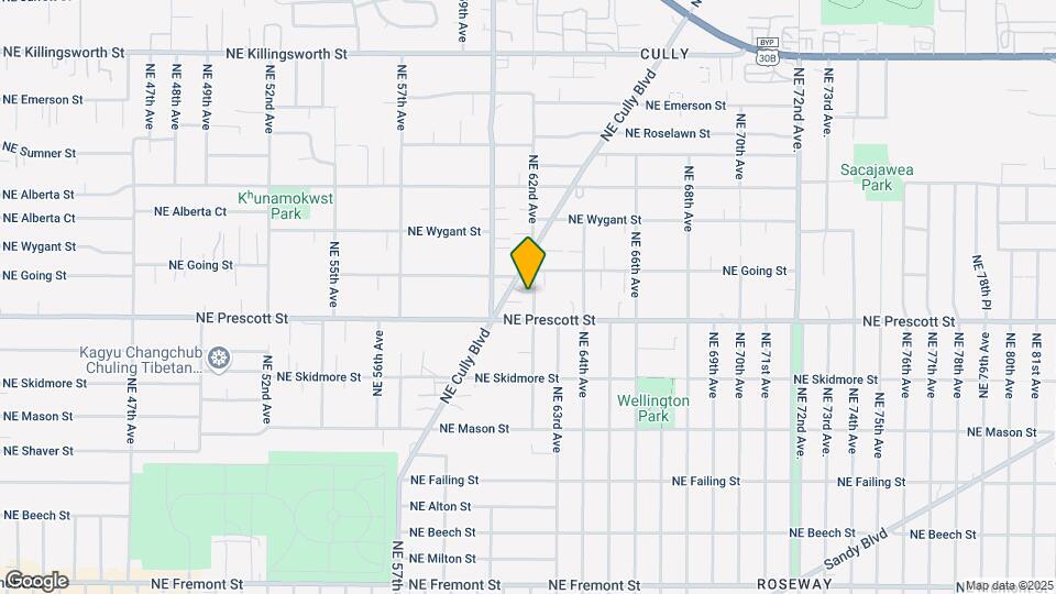 4562 NE Cully Blvd Map and Location Details