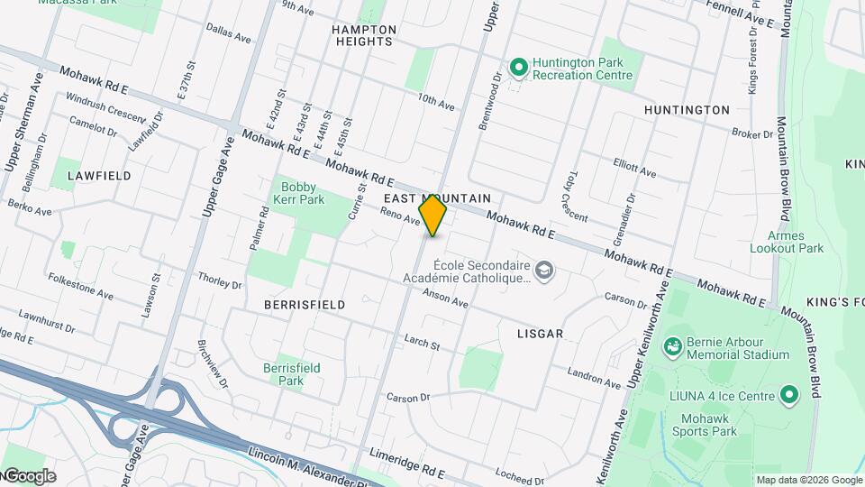 847 Upper Ottawa St Map and Location Details