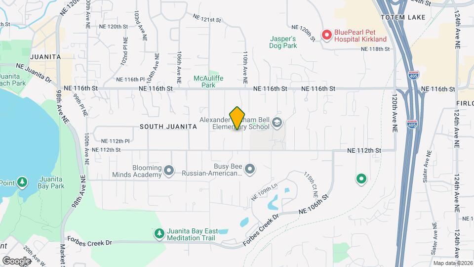 11237 110th Ave NE Mapa y Detalles de la Ubicación