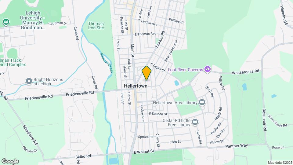 725 Northampton St Map and Location Details