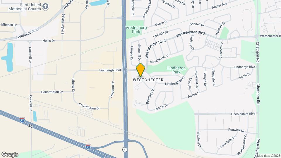 Hunter Glen Apartments Map and Location Details