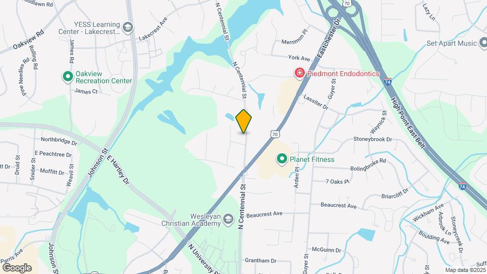 2305 N Centennial St Map and Location Details