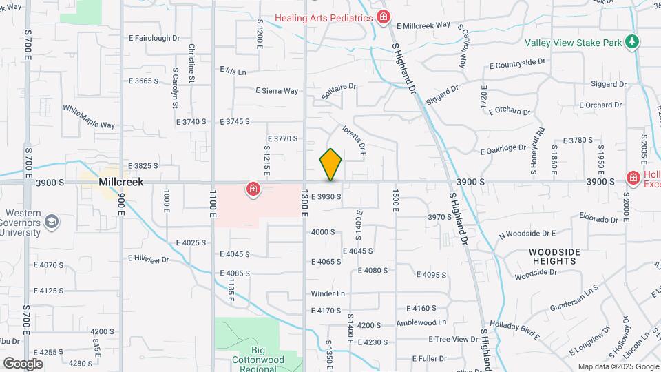 1362 E 3900 S Mapa y Detalles de la Ubicación