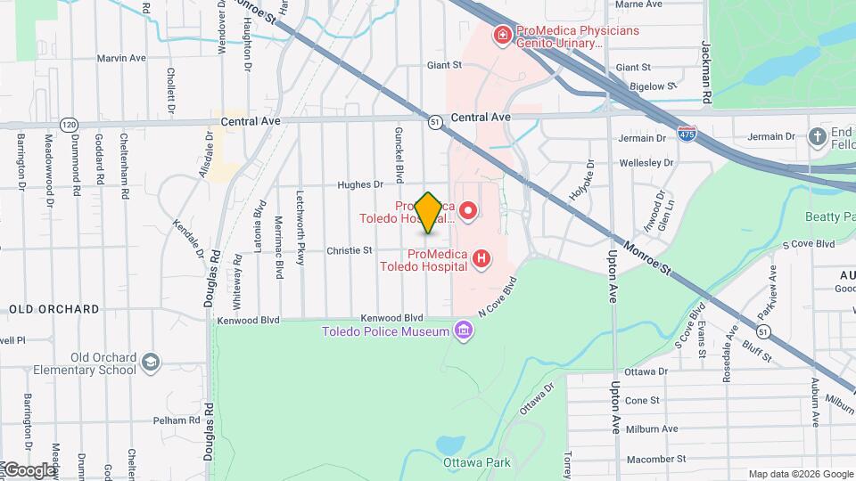 2712 Northwood Ave Mapa y Detalles de la Ubicación