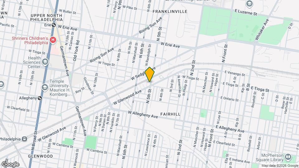 3406 N 5th St Mapa y Detalles de la Ubicación