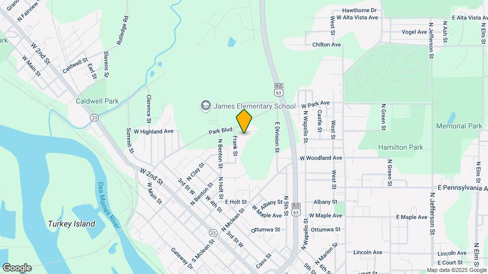 Ottumwa Heights Apartments Map and Location Details