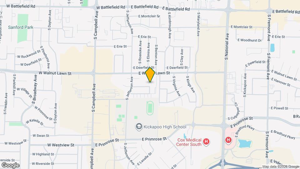 607-609 E Redwood St Map and Location Details
