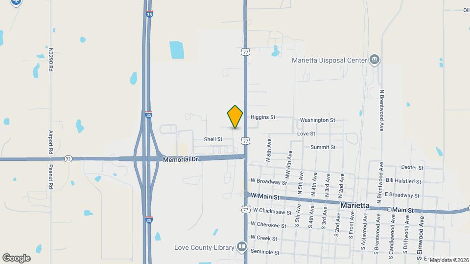 Northpark Apartments and Nearby Marietta Apartments For Rent Marietta, OK