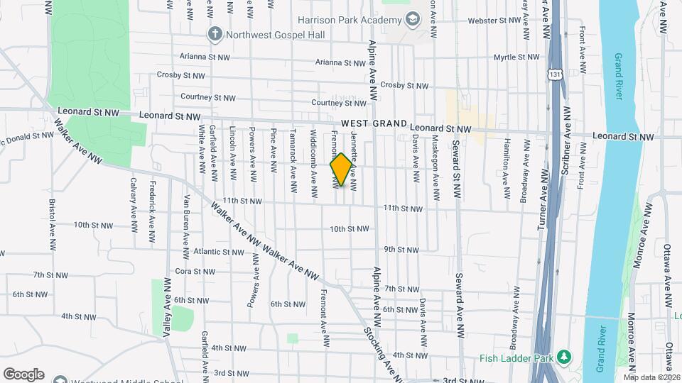 1016 Fremont Ave NW Map and Location Details