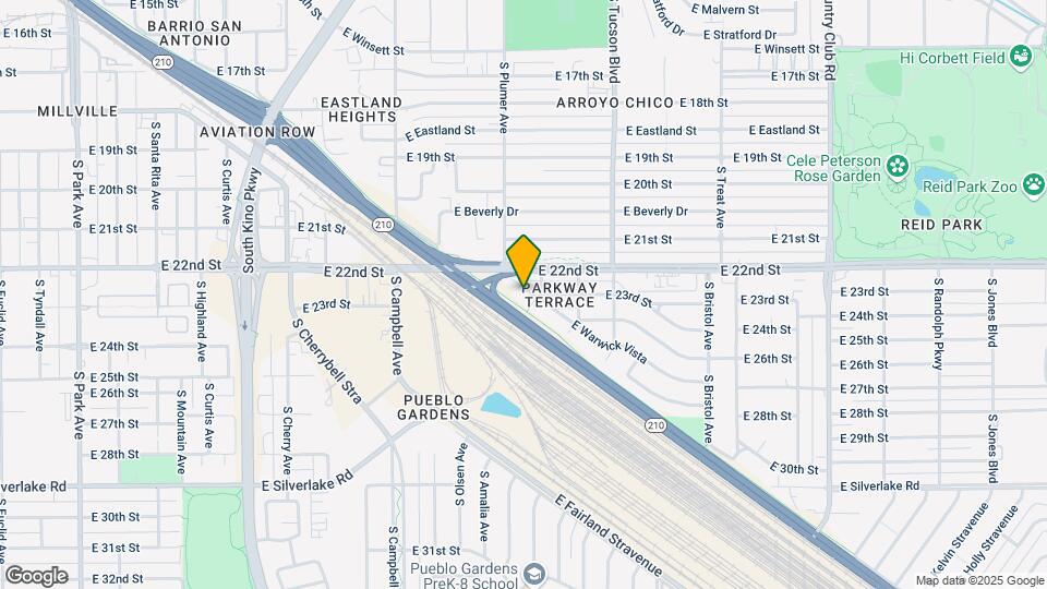 2250 E Warwick Vista Mapa y Detalles de la Ubicación