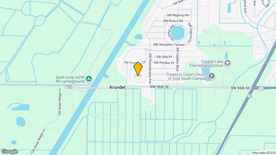 9504 SW Otter Ln Map and Location Details