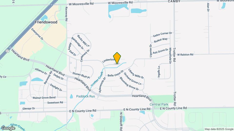 8835 Youngs Creek Ln Map and Location Details