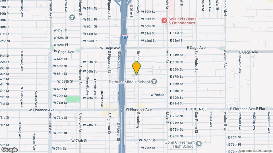 6701 Broadway Map and Location Details