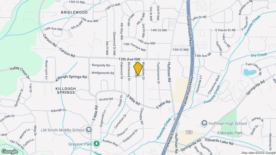 1153 Linwood St Map and Location Details