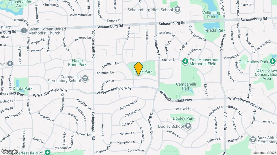 1310 Somerset Ln Map and Location Details