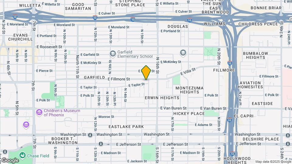 1461 E Fillmore St Map and Location Details