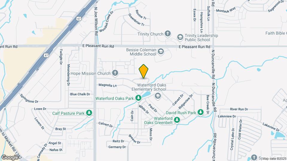 1036 Cove Hollow Dr Map and Location Details