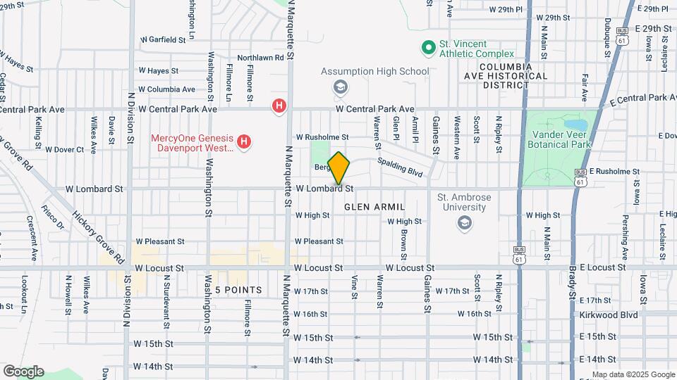 1027 W Lombard St, Unit 1025 Map and Location Details