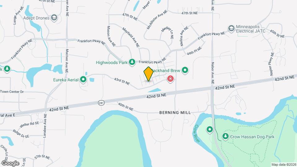 12502 43rd St NE Map and Location Details