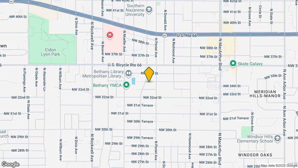 6608 NW 34th St Mapa y Detalles de la Ubicación