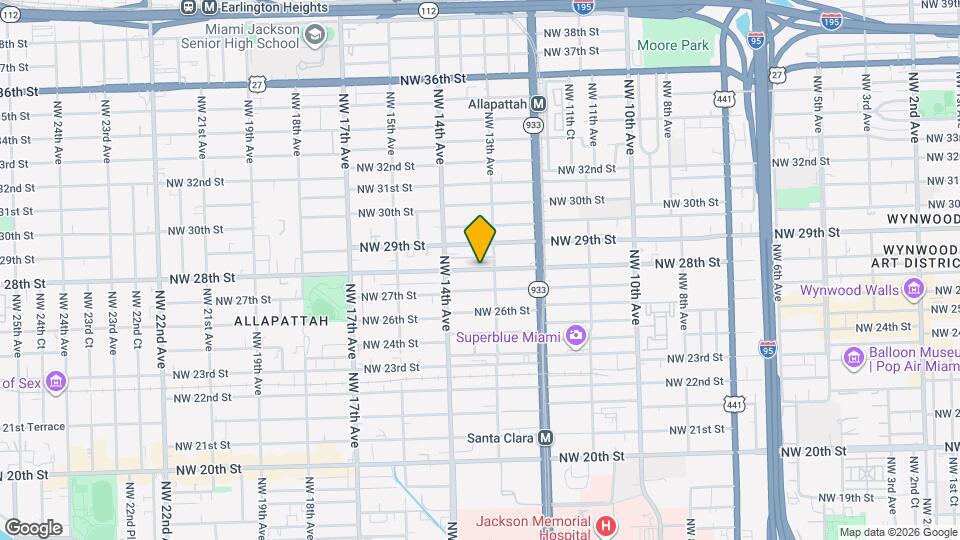 1325 NW 28th St Map and Location Details