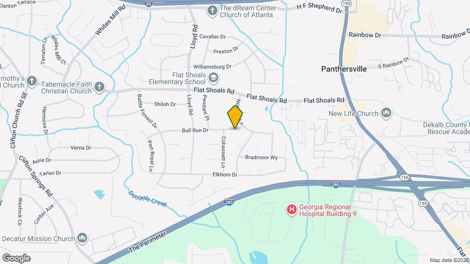 2651 Bull Run Dr Map and Location Details