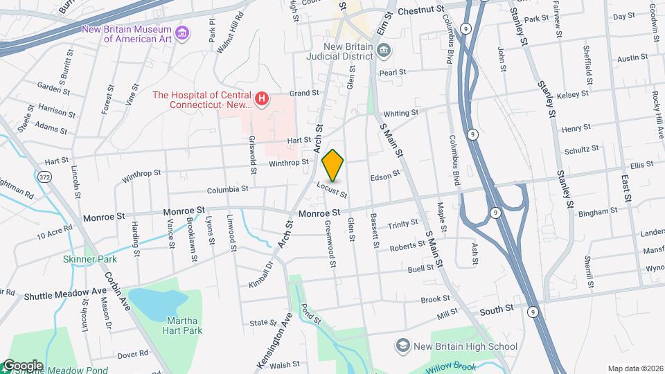 25-29-29 Locust St Map and Location Details