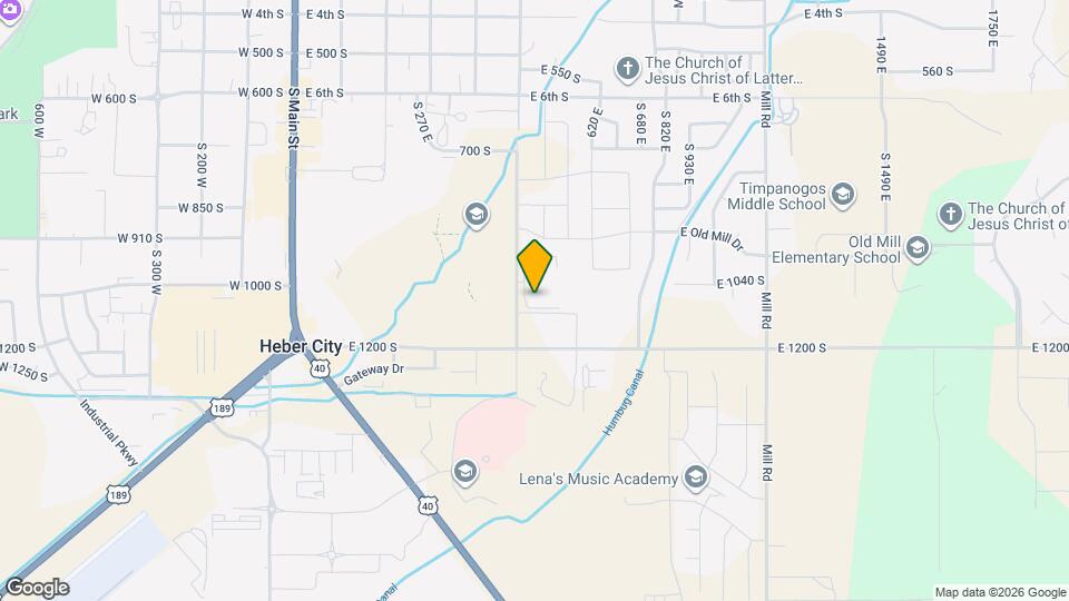 1063 S 500 East, Map and Location Details