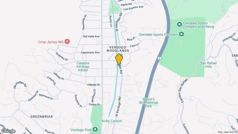 2207 Verdugo Rd Map and Location Details