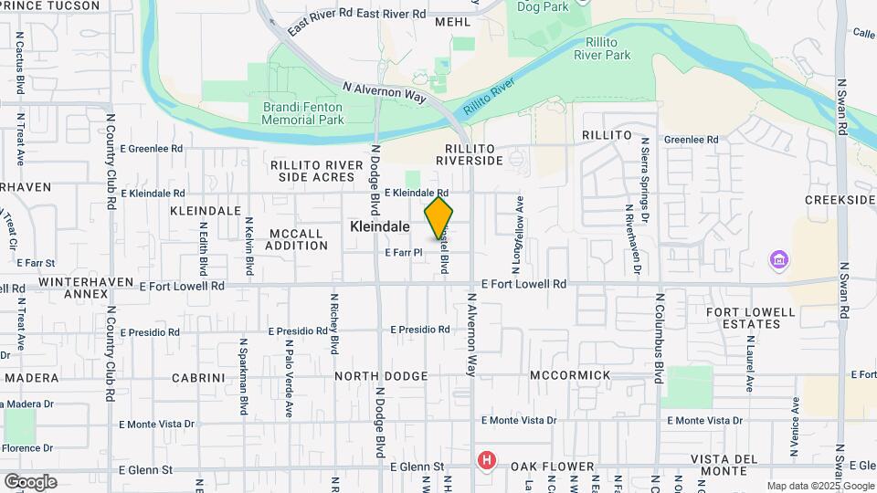 3301 N Winstel Blvd Map and Location Details