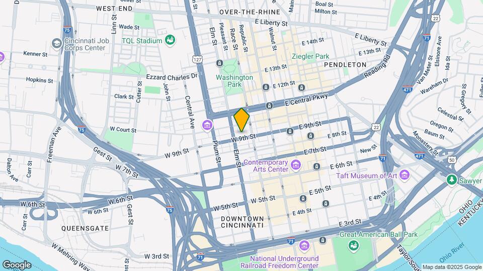 124 W 9th St Map and Location Details