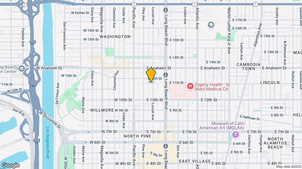 1133 W 12th St Map and Location Details