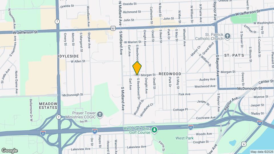 301 S Reedwood Dr Map and Location Details