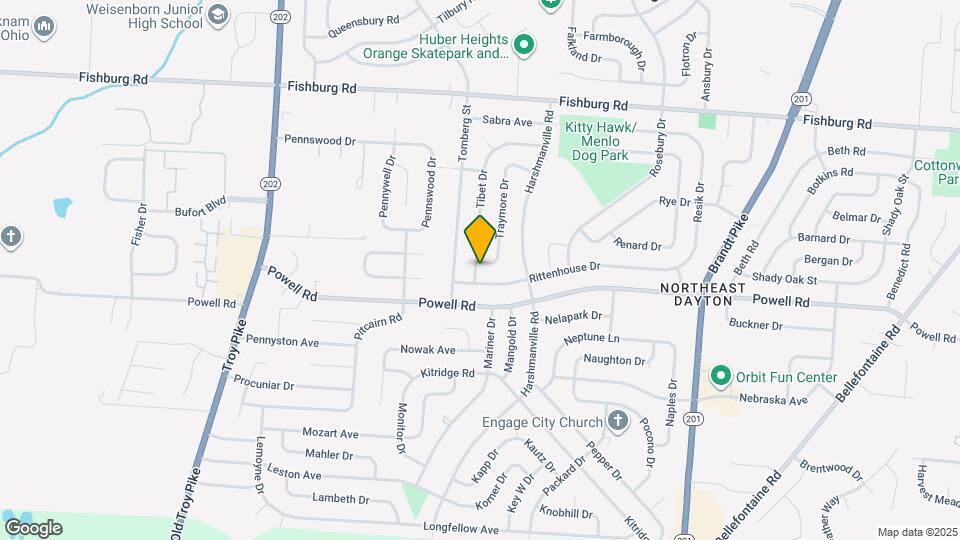 5664 Tibet Dr Map and Location Details