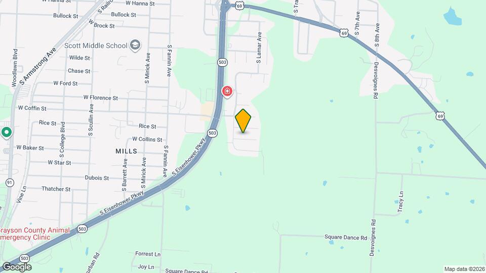 111 E Doris Dr Map and Location Details