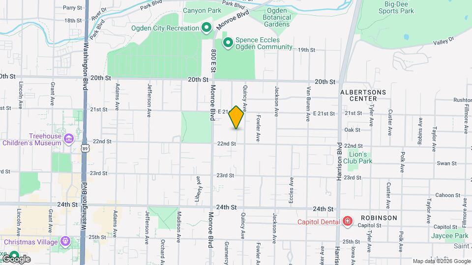 866 E 22nd St Map and Location Details