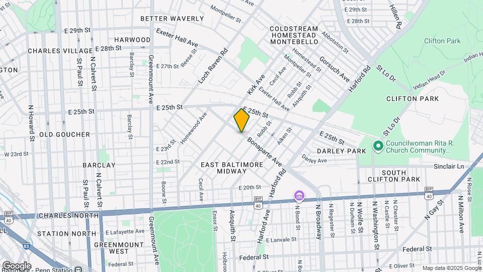 923 Bonaparte Ave Map and Location Details