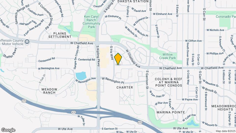 9622 W Chatfield Ave Mapa y Detalles de la Ubicación