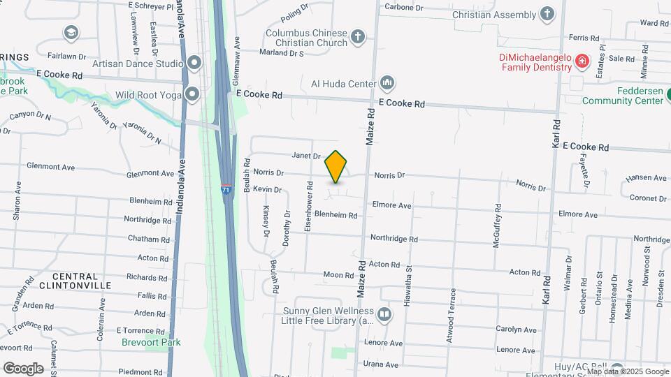 986 Hidden Acres Ct Map and Location Details