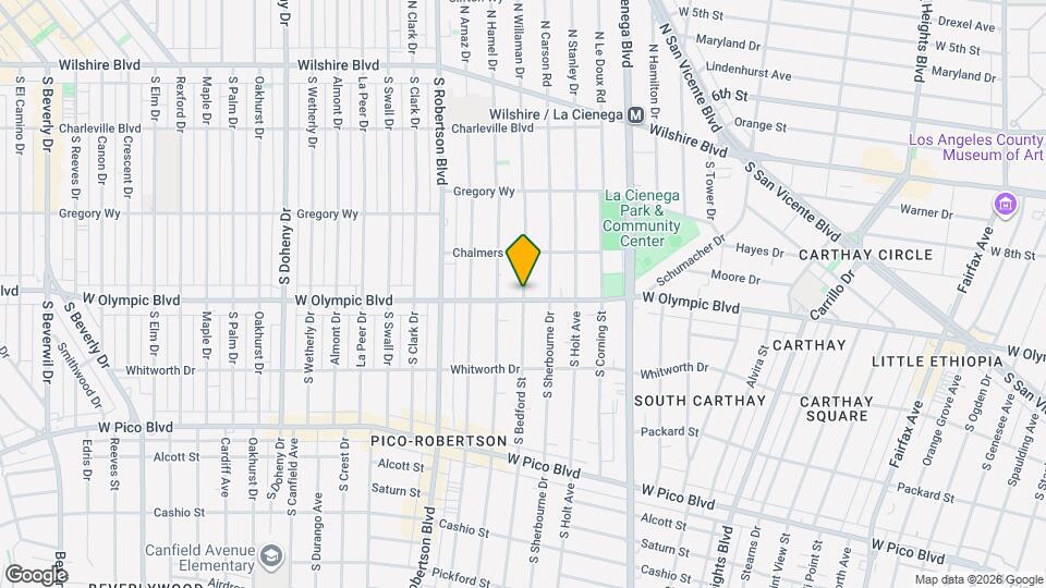 947 S Bedford St Map and Location Details