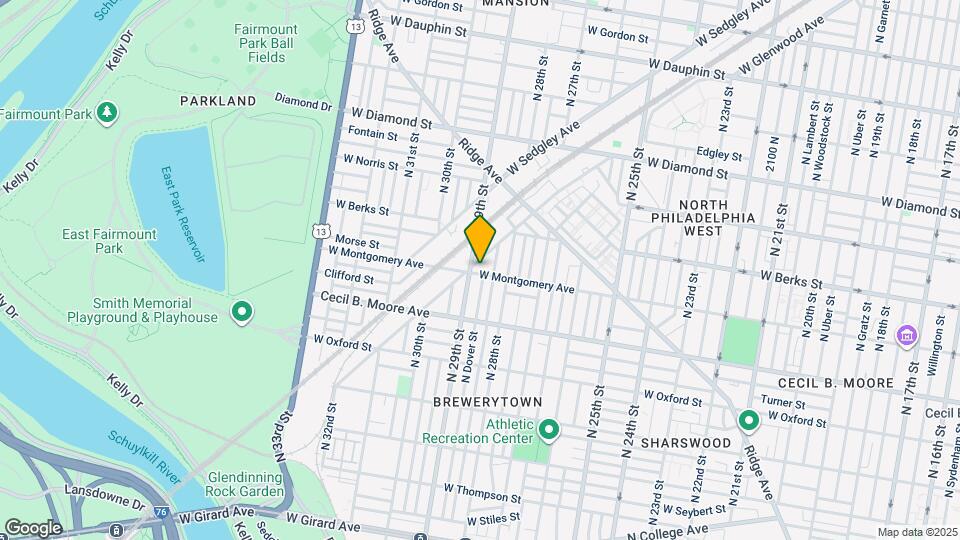 2835 W Montgomery Ave Map and Location Details