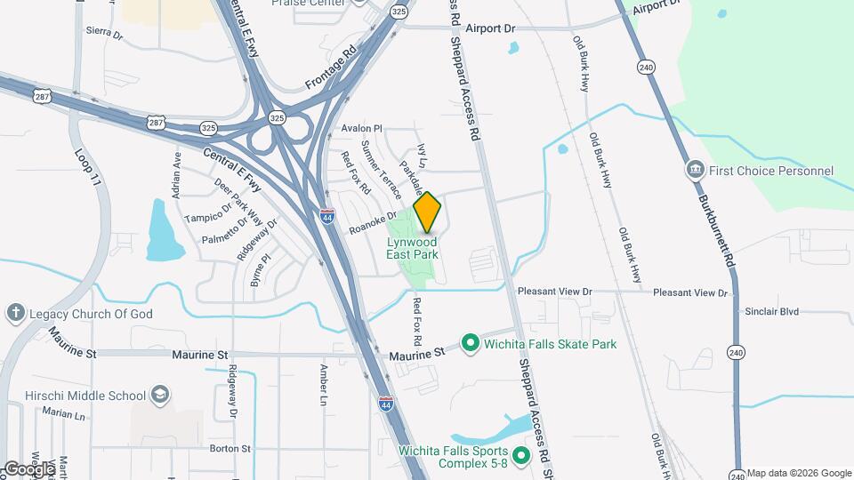 1502 Parkdale Dr Map and Location Details