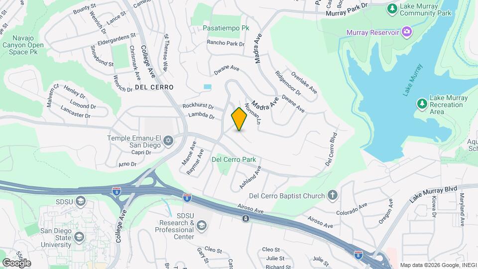 6437 Elmhurst Dr Map and Location Details