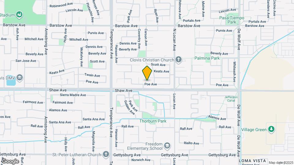 2839 Poe Ave Map and Location Details