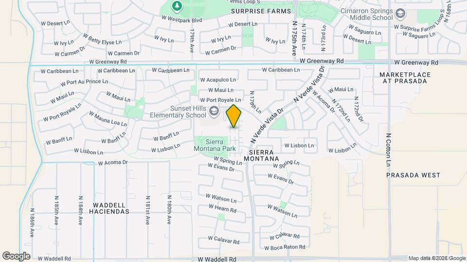 17737 W Woodrow Ln Map and Location Details