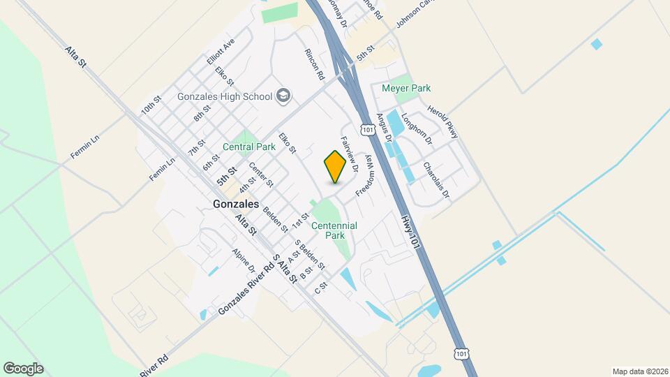 407 Fairview Dr Map and Location Details