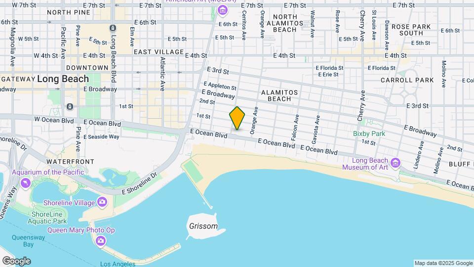 1123 E Ocean Blvd Map and Location Details